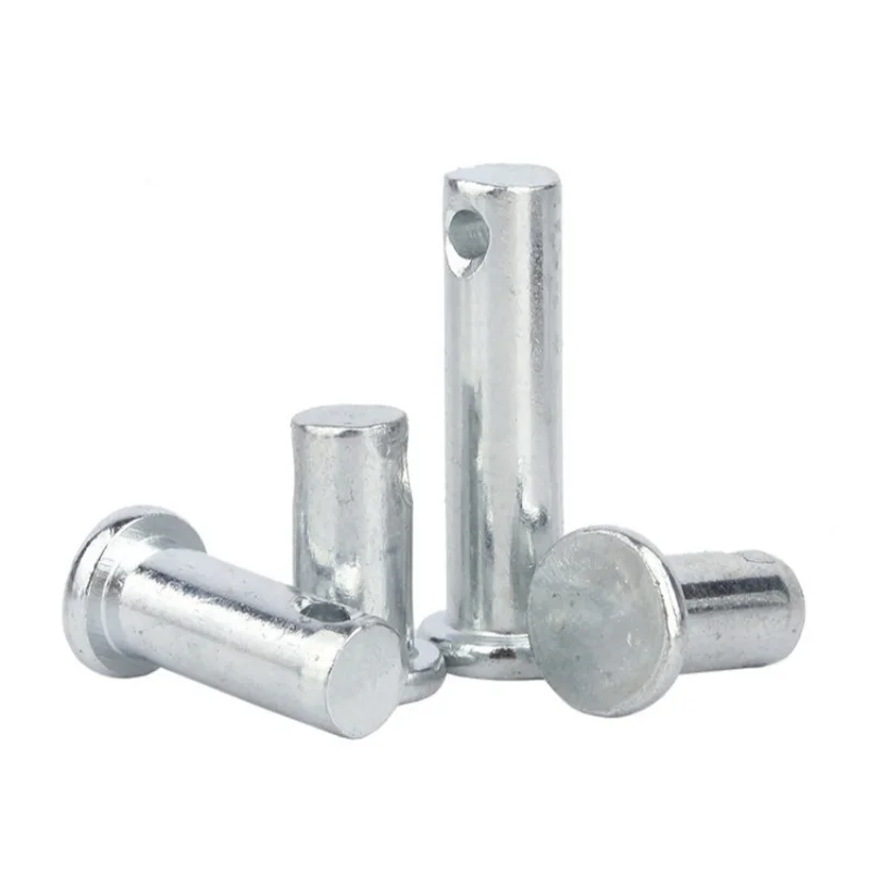 M4 M5 M6 M8 M10 M12 M14 M16 M18 Carbon Steel With Hole Pin Shaft Cotter Pin Set Flat Head Cylindrical Pins Plug Positioning Pins image 3