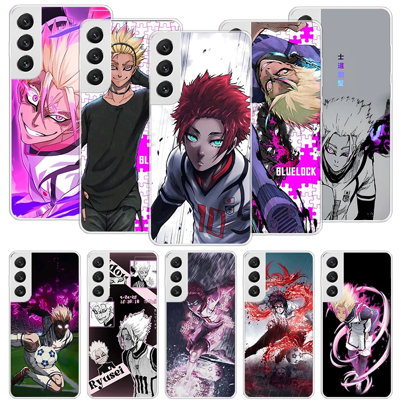 Blue Lock Shidou Ryusei Phone Case For Samsung Galaxy S26 S25 Edge S24 S23 FE S22 Ultra S21 Plus S20 + Fundas Cover Coque Galaxy