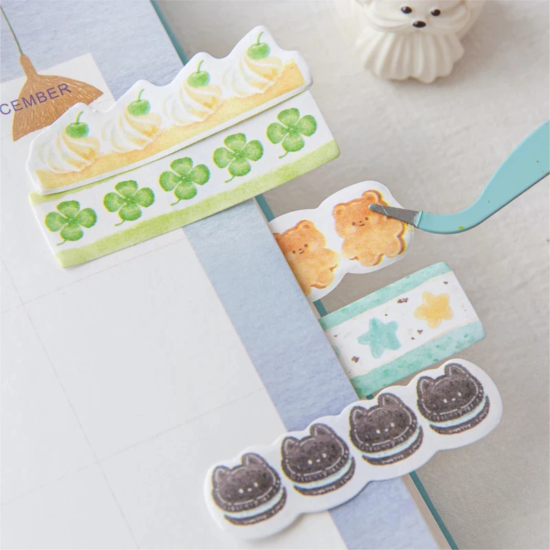 Cute 180pcs Dingding Cake Shop Series Kawaii Cake Appearance Message Sticker Index Creative Student Stationery Scrapbook Sticker view 5