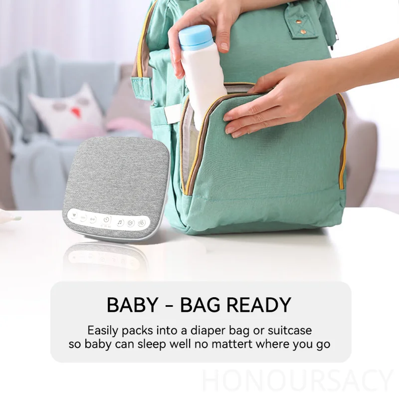 

Умный аппарат с белым шумом, 18 видов белого шума, успокаивающий звук, портативный для взрослых/детей, домашний офис, путешествия, помощь для сна