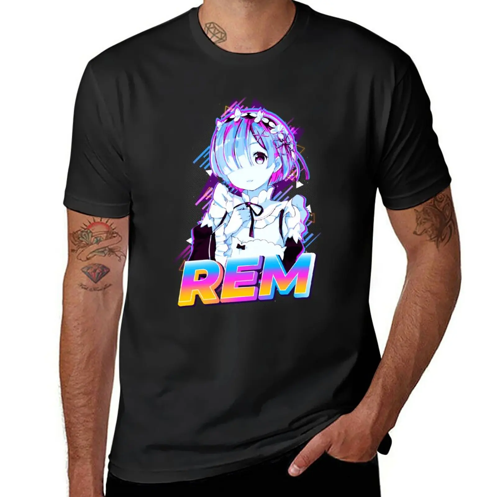 New Rem Re:Zero T-Shirt anime new edition t shirt cute clothes boys white t shirts mens graphic t-shirts big and tall