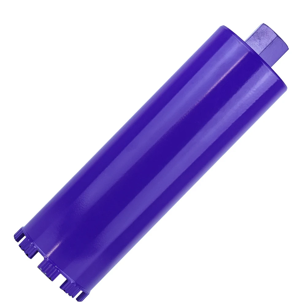 M36 콘크리트 코어 드릴 비트, 강화 콘크리트 대리석 에어컨 드릴링 크라운 스타일 커터 헤드, 길이 375mm