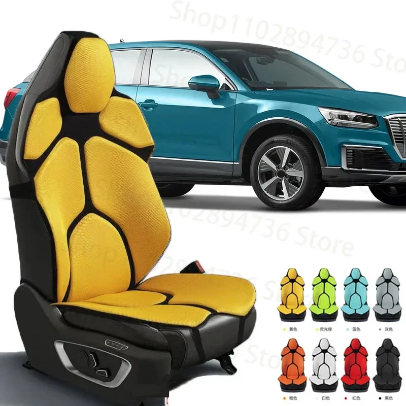 

FOR AUDI Q2 Cushion Car Seat Chair Back Mesh Lumbar Back Brace Massage Back Pad Support Home Office Accessories