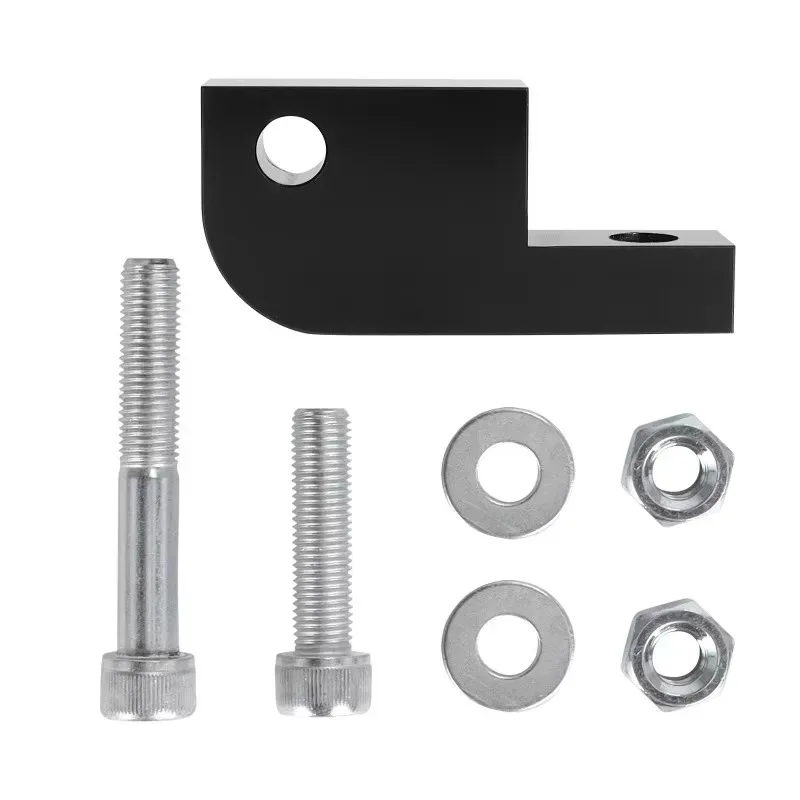 للدراجات النارية السوداء 39-49 مللي متر Dyna Super Glide FXDF FXDB كشافات نقل قوس المصباح تمديد كتلة عدة