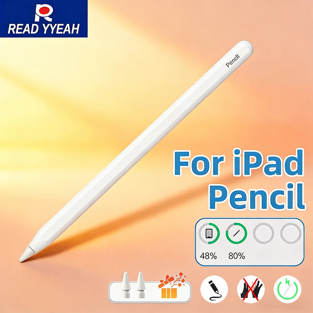 

2026 New Magnetic Stylus For iPad Pencil 2 Wireless Charging for iPad A16 11th 10th Gen Pro 12.9 Pro 11 Air 4 5 Mini 6 Touch Pen