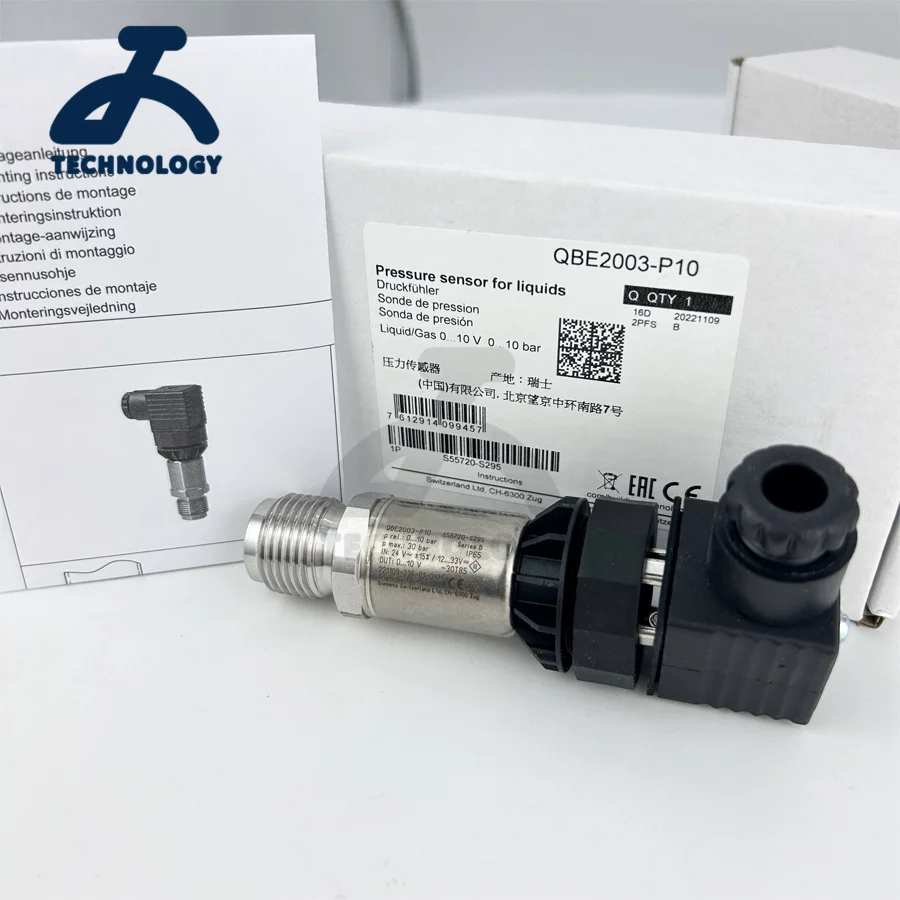 QBE2003-P10 0-10bar QBE2003-P16 0-16bar QBE2003-P25 0-25bar QBE2003-P40 0-40bar QBE2003-P60 0-60bar Pressure sensor for liqulds