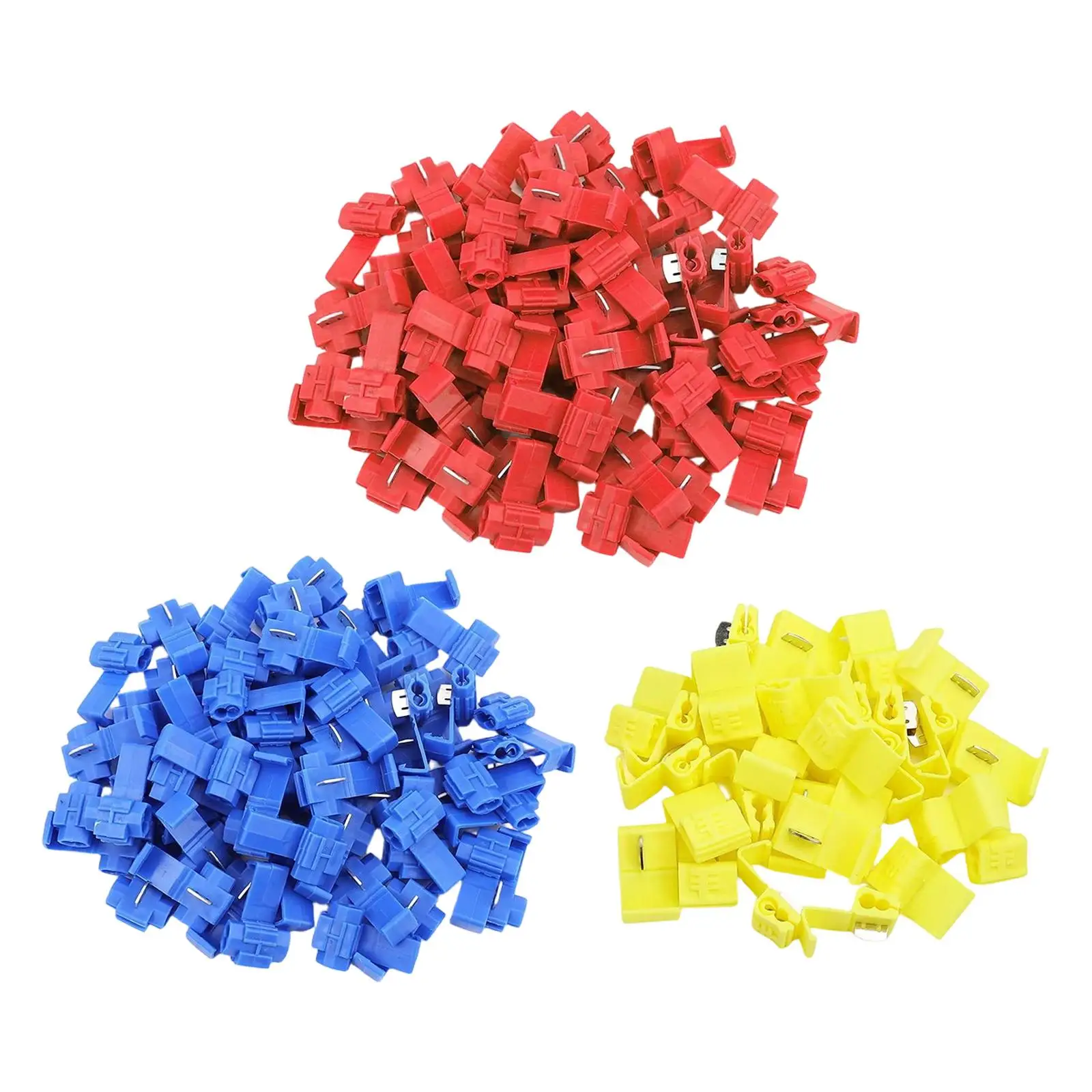 Quick Terminal Connector Kit Multi Color Durable PP Brass Blocks for Wire Connection Projects