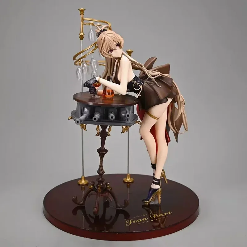 Figurki z Azur Lane Jean Bart figurki posąg dziewiczego statku zbiera modelowe gra peryferyjna kwadratowe dekoracja biurka prezent dla dzieci dla dorosłych