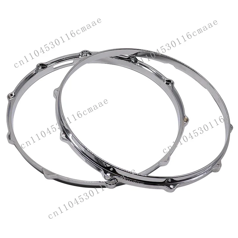 14 Inch 10 Hole Silver Die Cast  Ring Drum Aluminum Alloy  Ring Musical Instrument  Accessories Ground Drum