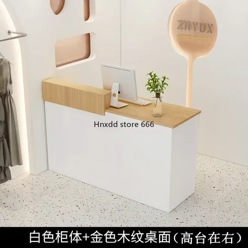 Clothing Store Cashier Women's Clothing Store Corner Counter Barber Shop Bar Simple Modern L-Type Hotel Reception Front Desk