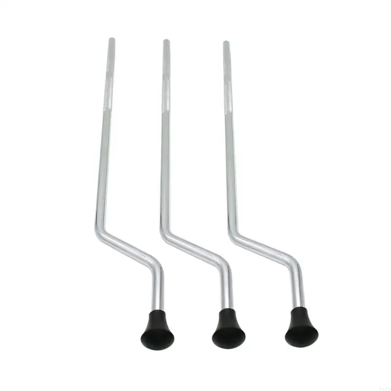 

F1FD 3Pcs Floor Drum Leg Brackets Nonskid Base For Drummers, Percussion Drum Leg Bass Drum Percussion Drum Accessory