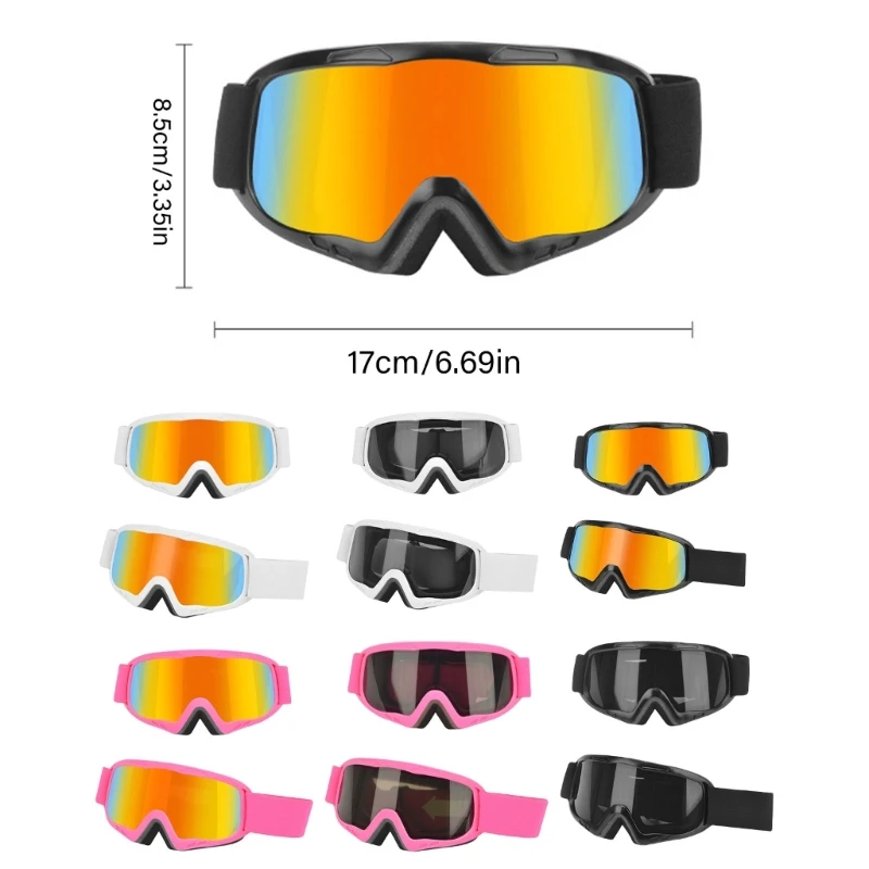 Kinder-Skibrille, Antibeschlag-Snowboardbrille, Schutz, Schneebrille, winddichte Schneebrille, Outdoor-Sportbrille