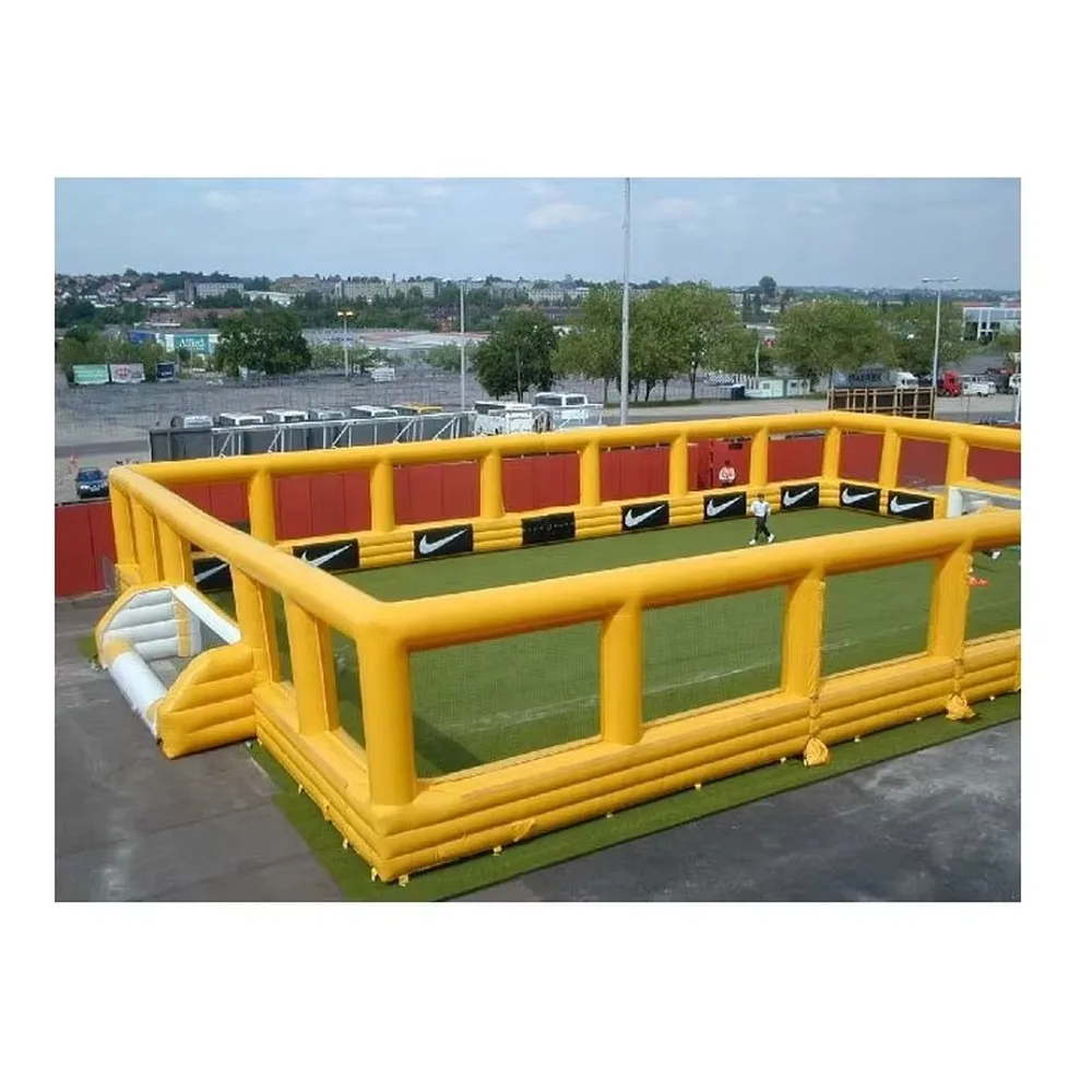 Inflatable Soap Soccer Field Water Football Pitch for Outdoor Events Team Building Sports Game