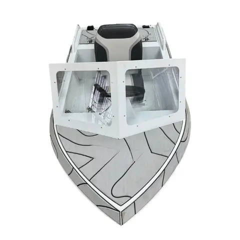 Mini barco de kart elétrico, barco de surf elétrico para parque aquático, casco de liga de alumínio pequeno turbojet