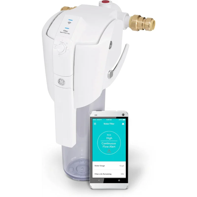 

Система фильтрации воды для всего дома GE (GXWH70M), интеллектуальная система подключения к обнаружению утечек и удаленным отключением воды