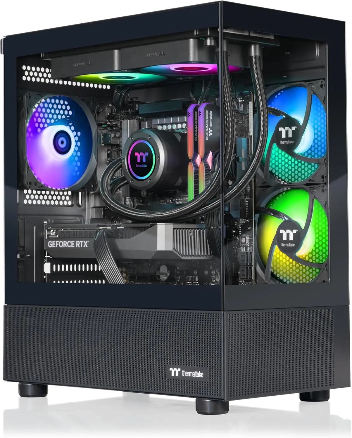 

Thermaltake LCGS View i570-170 Gaming Desktop (Intel Core™ i9-14900KF, ToughRam 32GB DDR5 6000MT/s RGB Memory, NVIDIA® GeForce