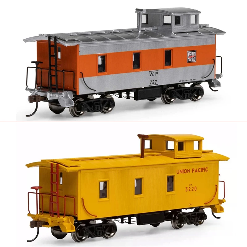 HO 1/87 Train Model ATH with Window Caboose UP WP Painting RND11721/RND11722/RND11723/RND11724 Optional