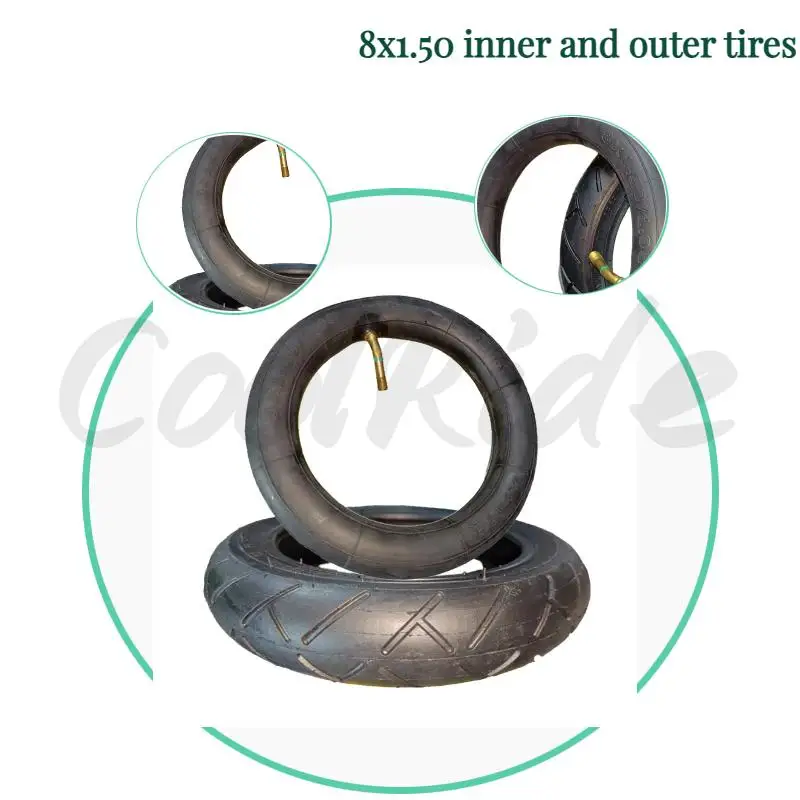 

Универсальный для электромобилей, детских колясок, детских колясок, 8-дюймовых надувных аксессуаров для внутренних и наружных шин 8X1,50.