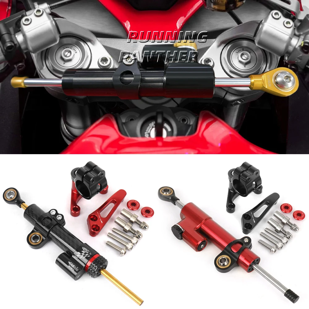 

Motorcycle Accessorie Stabilizer Steering Damper Stabilizer Bracket Mount Kit For Ducati SuperSport 950 Supersport 939 2018-2025