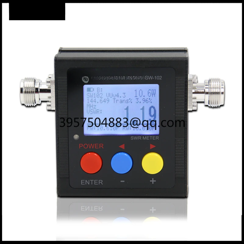 

SW-102 N type 125-525Mhz VHF / UHF Antenna Power and SWR MeterDigital VHF / UHF SWR and Power Watt Meter