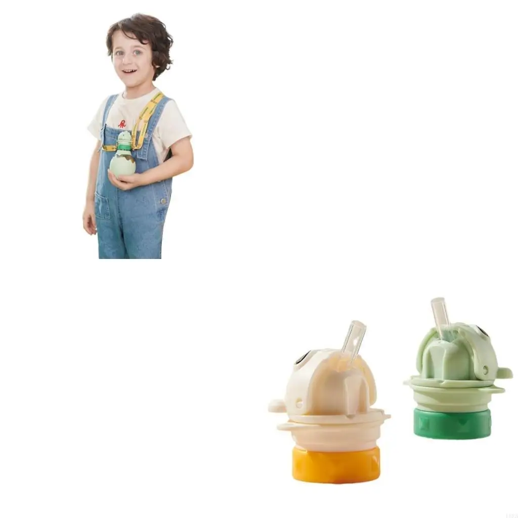 

Baby Drinking Cup with 360° Rotating Straw Safe Bottle for 6+ Month L8RB