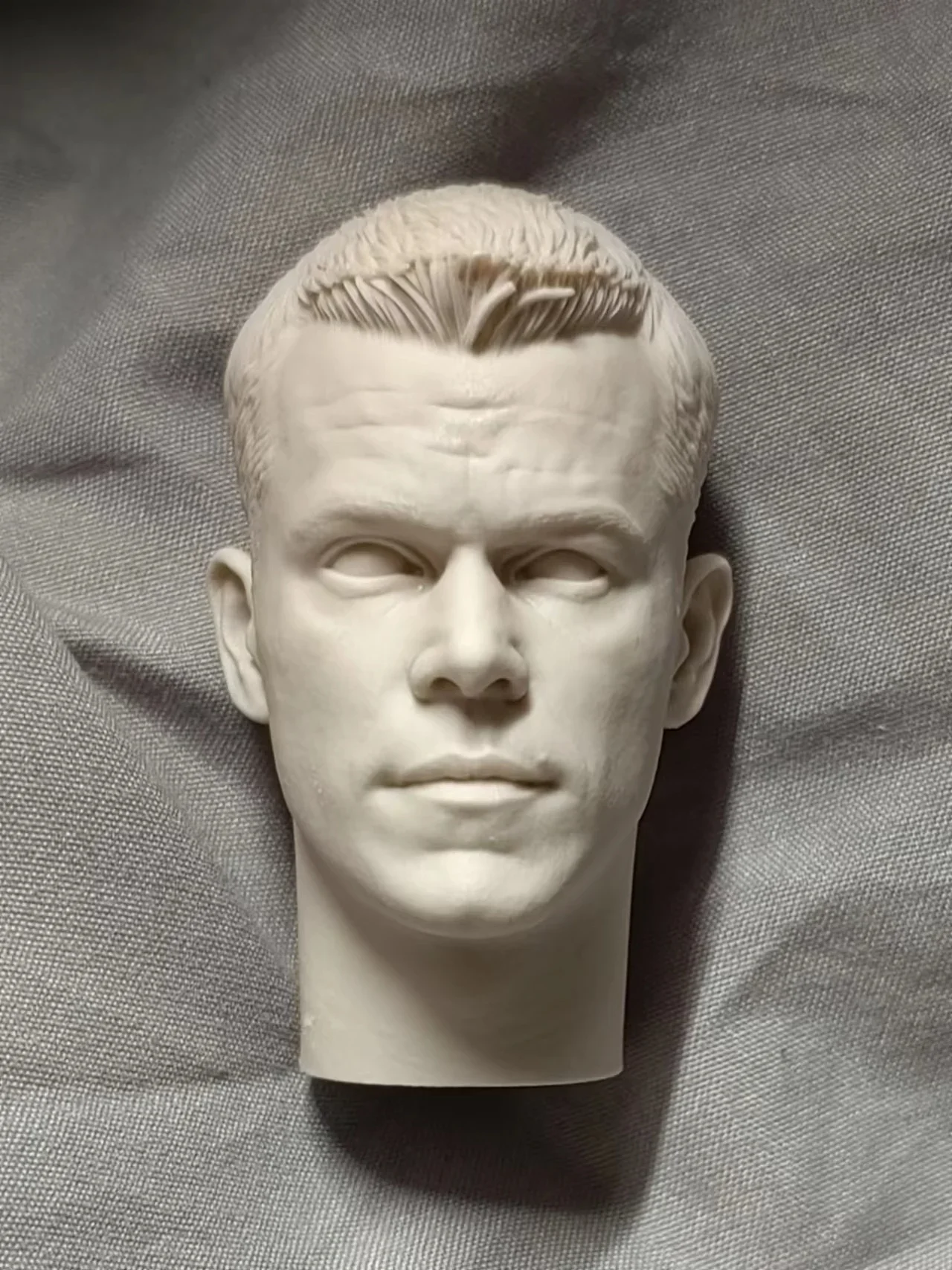 1/6 Die-Cast Resin Figure Figure Head Statue Beautifully Detailed Unpainted Free Shipping (Matt Damon)