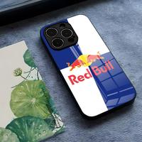 Fashion Red Logo B-BullS Mouse Pad For IPhone 16 14 Pro 15 13 12 Max 11 XR XS 6 7 8 6s X Luxury Tempered Glass Cove