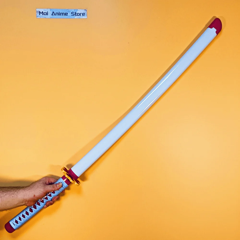 40 بوصة كاتانا الدعامة الحقيقية كامل الحجم الساموراي عمل تمثال أنيمي الحجم الحقيقي اليابانية كاتانا بليد السيف تأثيري لعبة غير حادة هدية #2