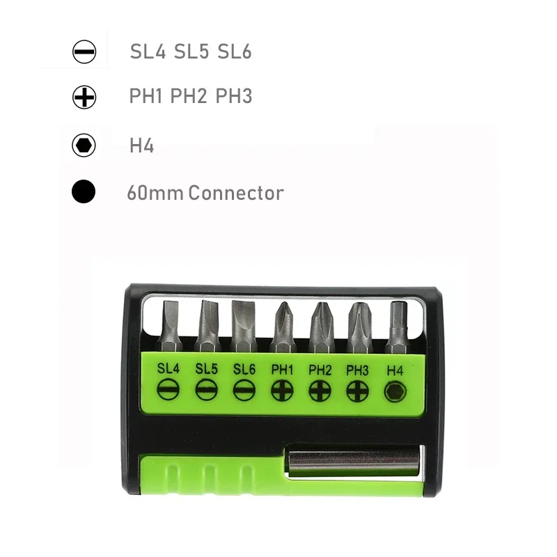 Conjunto de chave de fenda de precisão 8 em 1, ferramentas de reparo para iphone, pc, laptop, faça você mesmo, brocas hexagonais phillips com fenda magnética, kit de ferramentas manuais