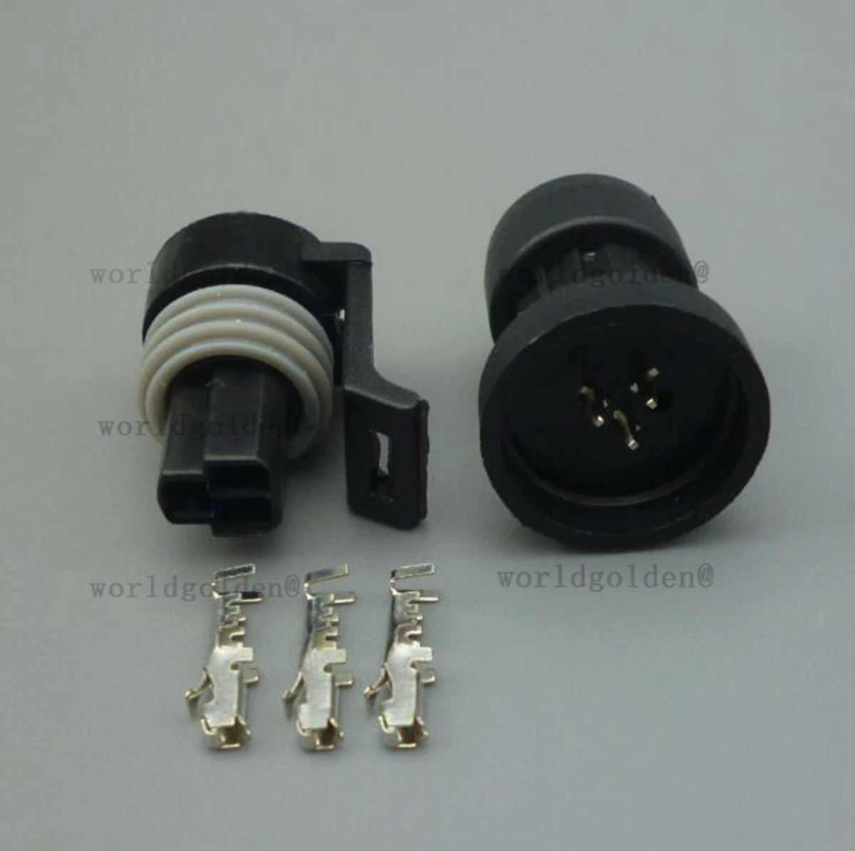 12065287 3-Pin Car Sensor Wiring Connector Plug & Socket Adapter For Universal Vehicle