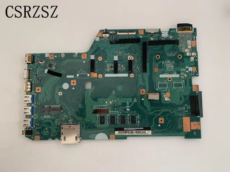 For ASUS  X751LD Laptop motherboard  REV 2.5  with i3-5010u CPU  Test work perfect