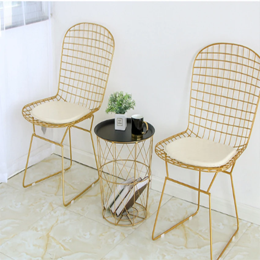 Metal Coffee Table Living Room Sofa Side Table Storage Basket Tea Table Desk Console Table Minimalist Furniture Tv Tray