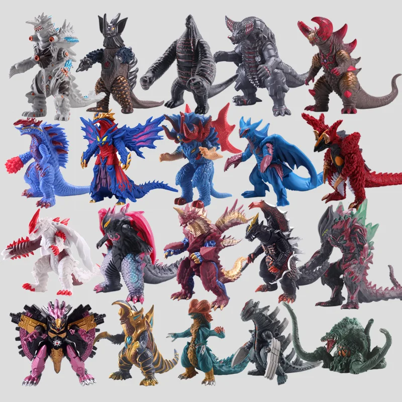 Red King Dinosaur Godzilla Joint Mobility Monster PVC Action Figurine Desk Collectible Anime Model Toys Figures Gift 15cm