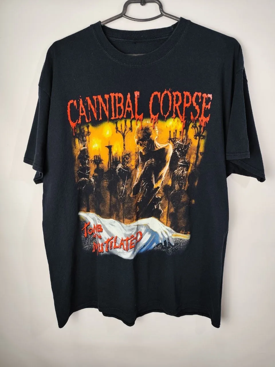 Винтажная уличная футболка Rock Cannibal Corpse Band Винтажная уличная футболка Rock Cannibal Corpse Band