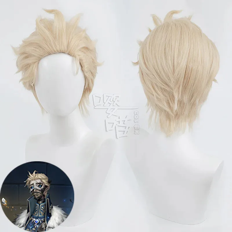 LQHermit ألفا لورينز شعر مستعار تأثيري لعبة الهوية الخامس مقاومة للحرارة الاصطناعية أنيمي هالوين تأثيري ازياء الناسك ألفا لورينز واي #3