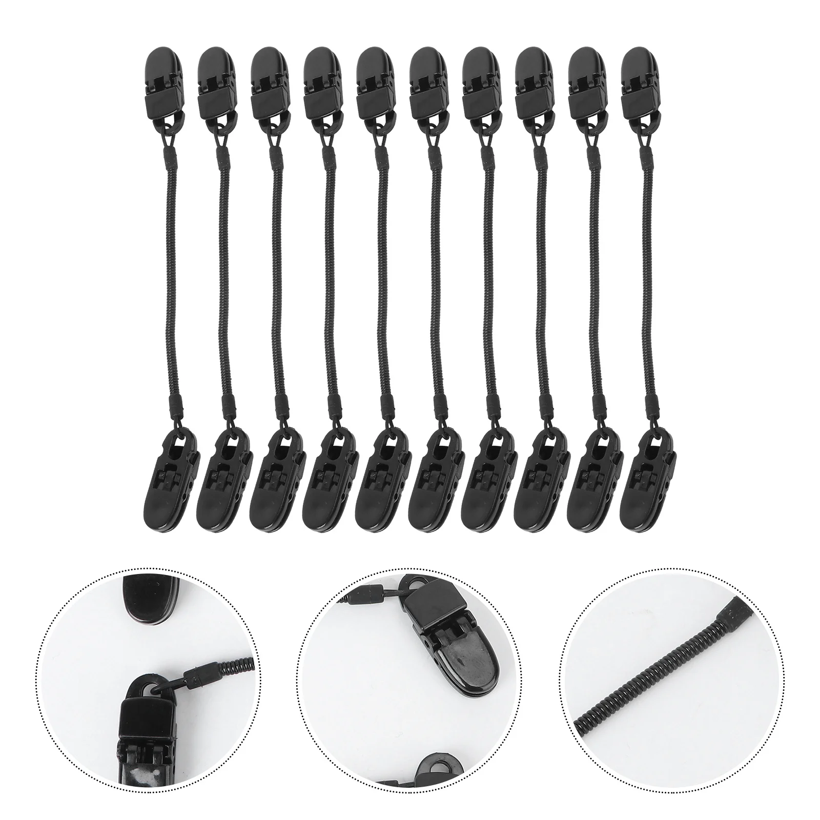 10 Uds. Clips para sombrero a prueba de viento, retenedor, correa segura para pesca, canotaje, Camping, navegación, actividades al aire libre, Clip de retención
