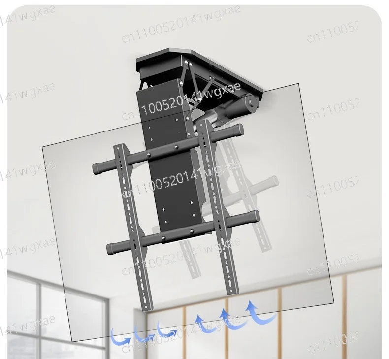 Ceiling TV Lift Remote Control Rotating Bracket 50-85