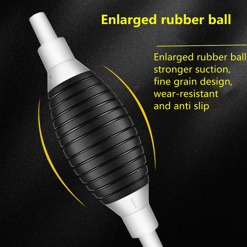 Universal Car Self-Priming Hand Manual Pump, Fuel Line Transfer Pump Auto Replacement Parts Fuel Supply System Accessories