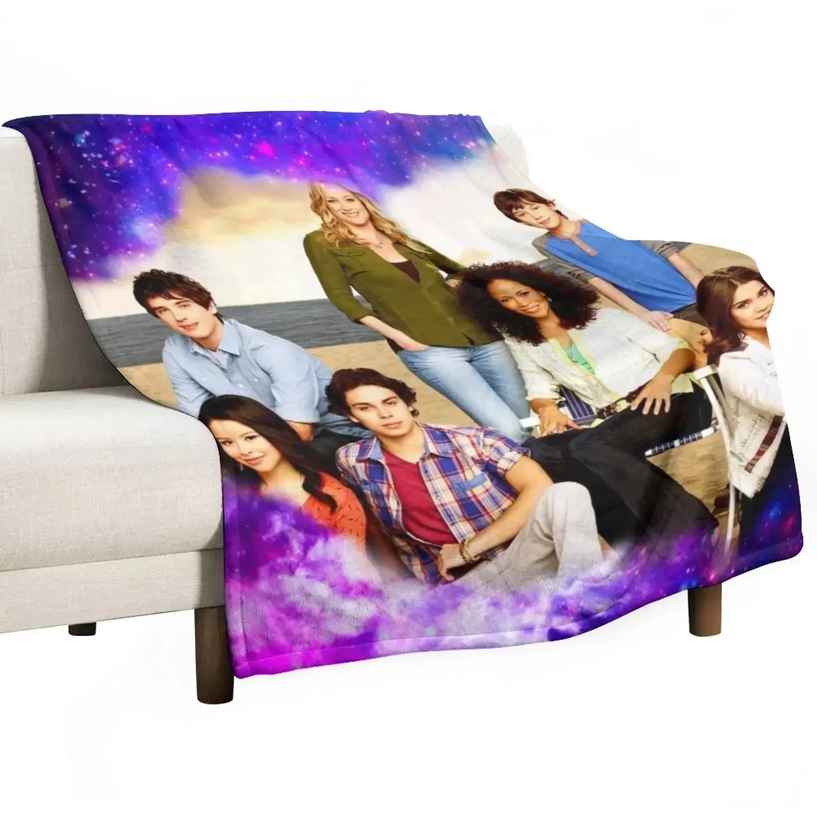 The Fosters Throw Blanket Camping Travel Plaid Decorative Throw Multi-Purpose Comforter Blankets