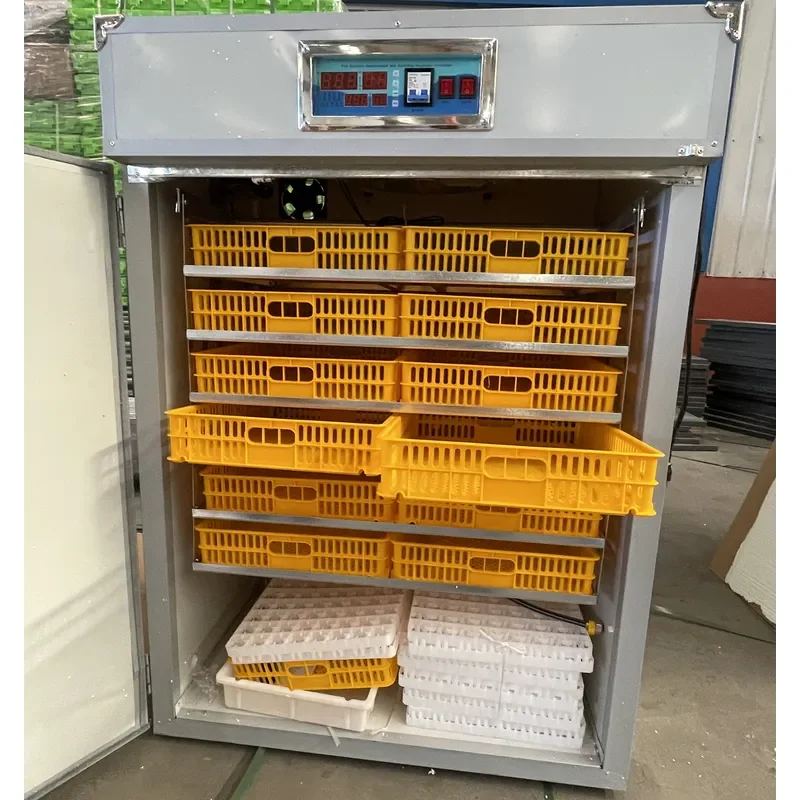 Energy-Saving Automatic Egg Incubator for 528-10000 Eggs with Insulated Egg Boxes