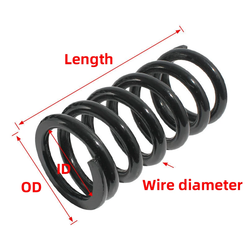 Creamily 1PCS Heavy Duty Big Shock Absorbing Compression Springs Return Spring Steel 8mm Wire Diameter