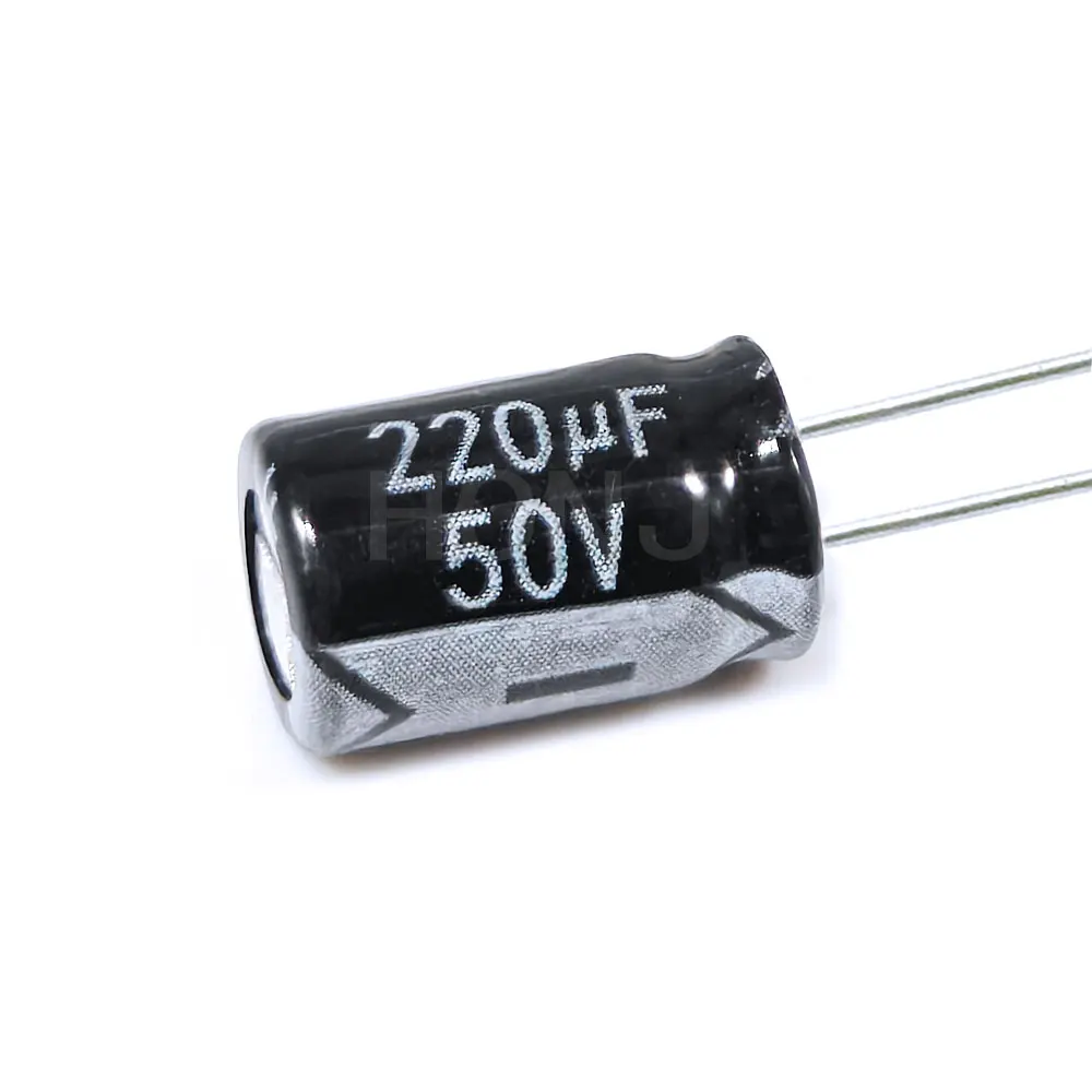 20PCS​​ ​​​​220uF 50V 220MFD 50Volt 8*12mm Aluminum Electrolytic Capacitor Radial 220mf50v 220uf50v 50v220mf 50v220uf ±20%​​