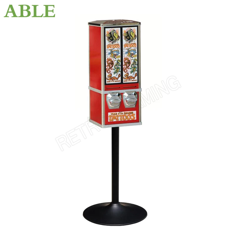 Mini Coin Acceptor Selector Mechanism Tattoo Stickers Vendor Big Capsule Vending Machine Accessory Parts