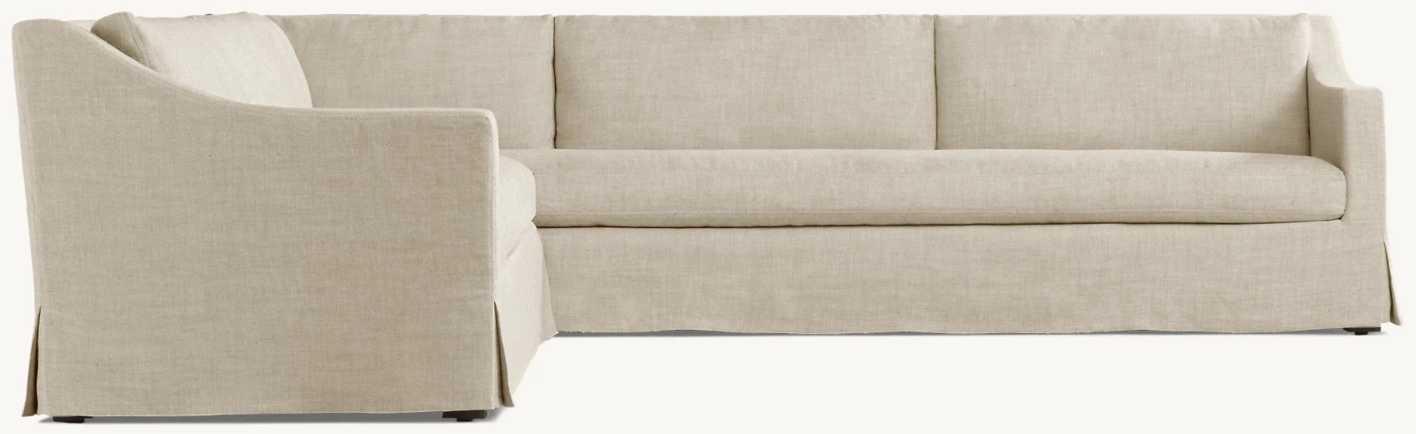 Modern Casual European  Style Left Arm or Right Arm L-shaped Fabric Sofa Comfortable Living Room Sofa