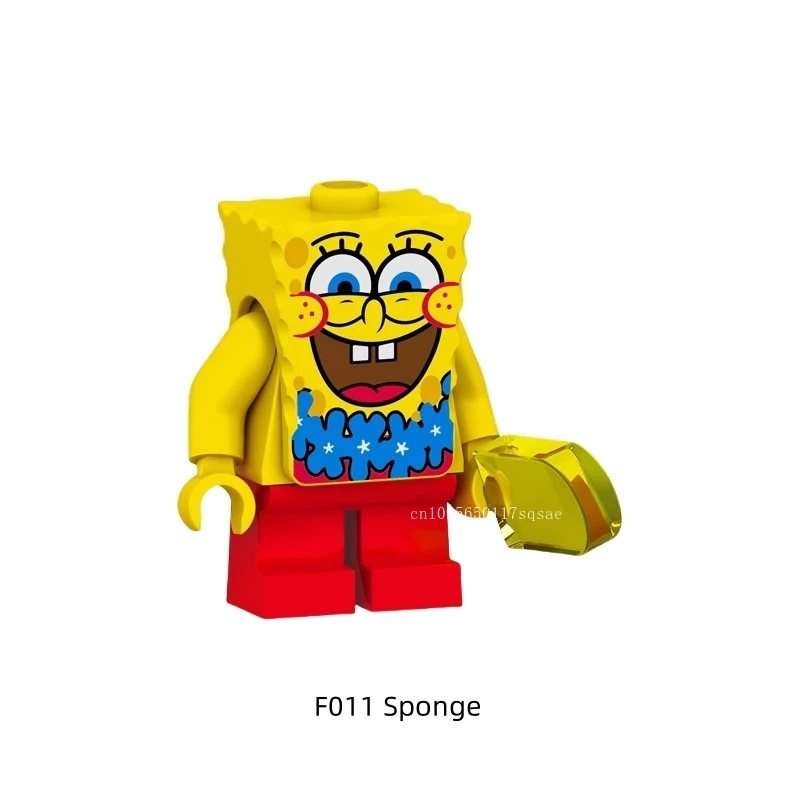 SpongeBob Patrick Star Blocks Cartoon Anime Assembled Model Girls Boys Small Building Blocks Children Cute Educational Gifts view 6