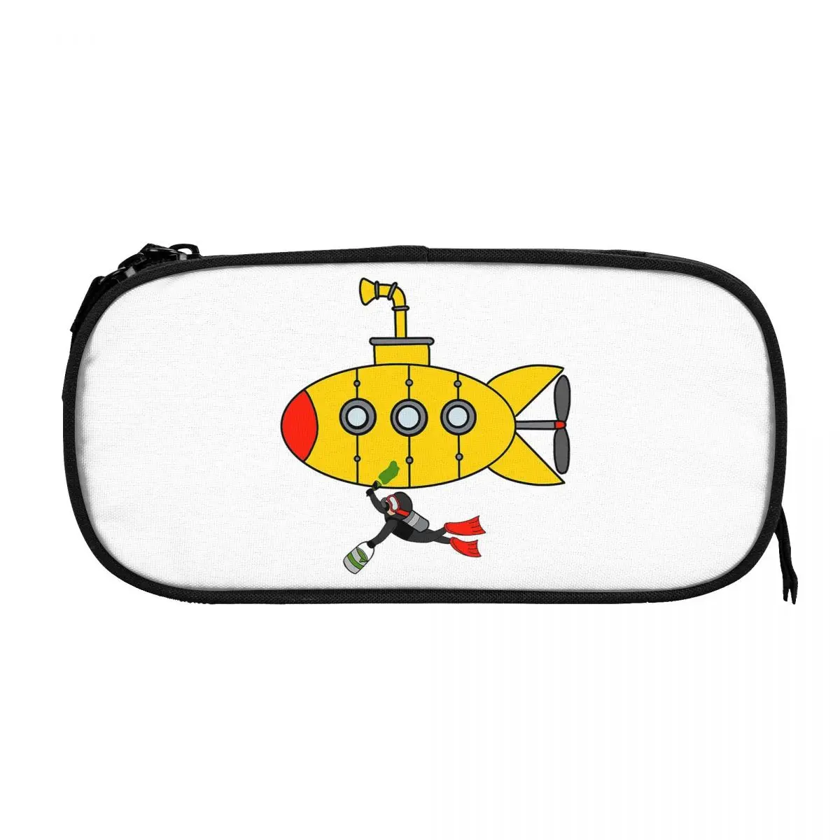 Beatle submarino lápis casos para estudante escola caneta caixa saco de lápis grande capacidade bolsa caneta titular