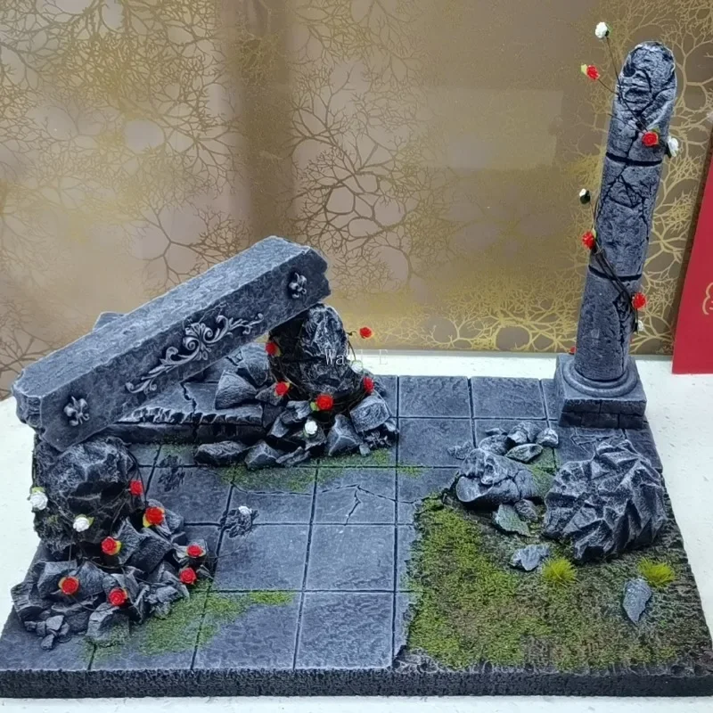 

Pisces Aphrodite Customized Scene Plastic Altar Booth Scene Saint Seiya Myth Cloth Anime Action Figure Gold Knight of The Zodiac