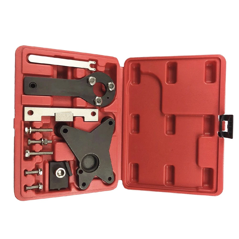 Zestaw narzędzi do rozrządu silnika benzynowego Zestaw do synchronizacji zaworu silnika do Fiat Ford 1.2 1.4VVT 8V Narzędzie do ustawiania wałka rozrządu / narzędzia blokujące i pasek