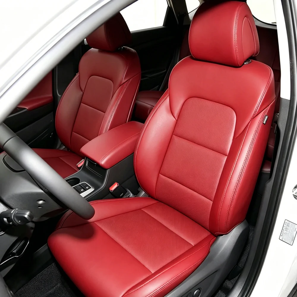 

Car Special Seat Cover For Hyundai Tucson 2015 2016 2017 2018 PU Leather Seat Cushion Protector Car Seat Covers Car Styling