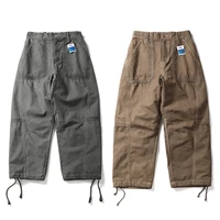 Pantalones Joggers de Hip Hop para hombre, pantalón Cargo informal de algodón Retro, ropa de calle Punk, pantalones de paracaidista con función sucia, pantalones holgados Cityboy